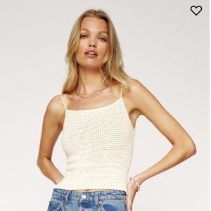 Linda Cotton Open Back Tank